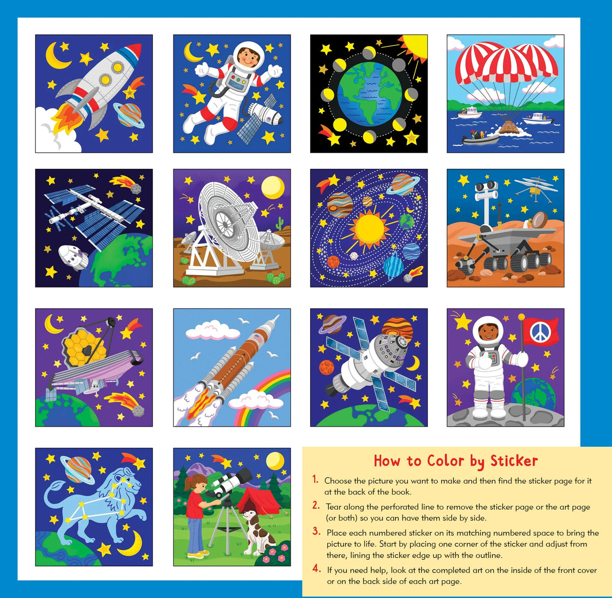 My First ColorBySticker Book Outer Space Mindconnect Australia